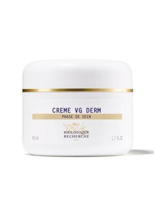 Живильний та зволожуючий крем для обличчя crème vg derm 50мл1 фото