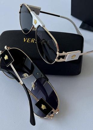 Брендовые солнцезащитные очки versace новая коллекция 😍4 фото