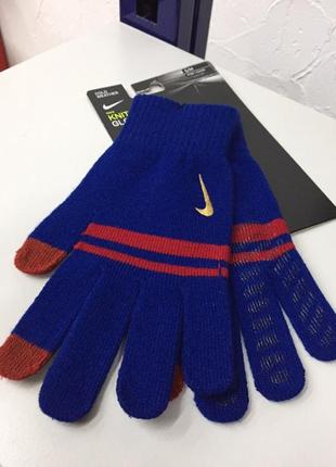 Перчатки nike  stripe knitted tech and grip gloves оригинал2 фото