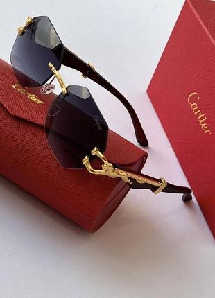 Нереально стильные и красивые очки cartier 😍9 фото