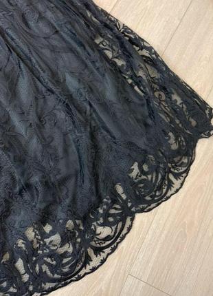 Сукня чорна мереживо вечірня святкова10 фото
