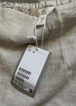 Юбка льняная h&amp;m p.386 фото