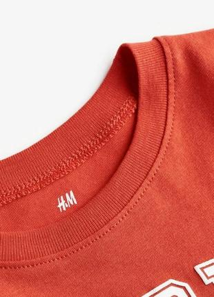 Новая футболка с принтом h&m, 8-10 лет4 фото