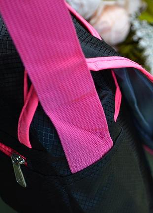 Школьная сумка, почтальонка, черная, розовый, черный, развлекательный, спортивная, планшетка, для ноутбука5 фото