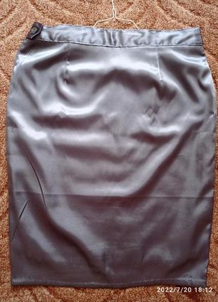 Нарядная атласная юбка, р. 485 фото