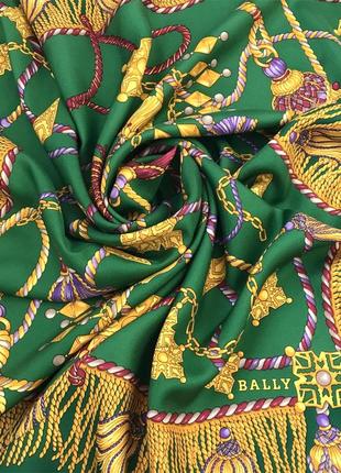 Bally шелковый платок оригинал италия, роуль