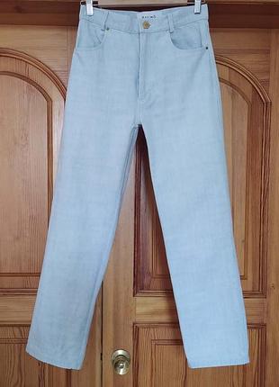 Модні джинси , світлі,  прямого крою, висока посадка, від каtimo