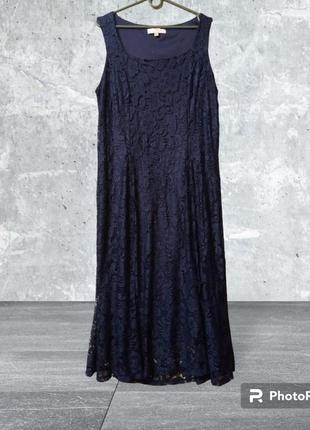 Шикарное кружевное платье в пол 50-54 (16)