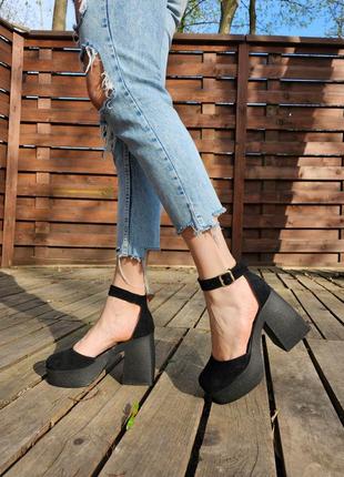Туфлі на підборах р36-40 босоніжки