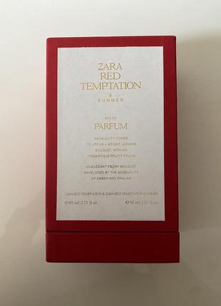 Набір парфумів zara red temptation 80ml+red temptation summer 30ml5 фото