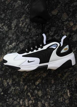 Мужские кроссовки nike zoom 2k black white / smb