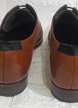 Шикарные мужские кожаные туфли floris van bommel.20 1/2.(44,5)7 фото