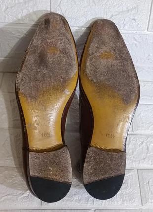 Шикарные мужские кожаные туфли floris van bommel.20 1/2.(44,5)9 фото
