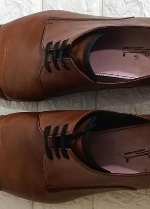 Шикарные мужские кожаные туфли floris van bommel.20 1/2.(44,5)6 фото