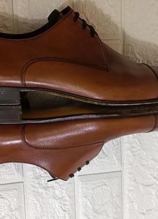 Шикарные мужские кожаные туфли floris van bommel.20 1/2.(44,5)8 фото