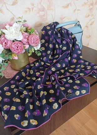 Элитный подарок шелковый платок, шарф fabric frontline zurich оригинал2 фото