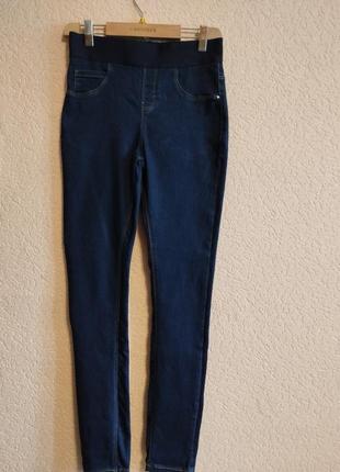 Джинсы джеггинсы темно-синие, стрейчевые,женские,размер 8 на 42-44размер от george