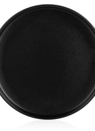 Тарілка десертна ardesto trento ar-2920-tb 20.5 см чорна