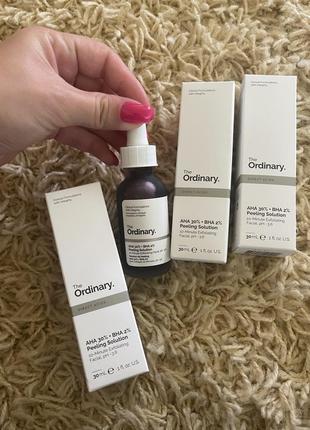 The ordinary - aha 30% + bha 2% peeling solution - кислотний пілінг для обличчя - 30 ml2 фото