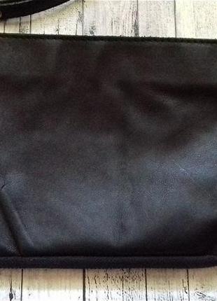 Шкіряна сумка сумочка планшет клатч кожаная genuine leather (італія)3 фото