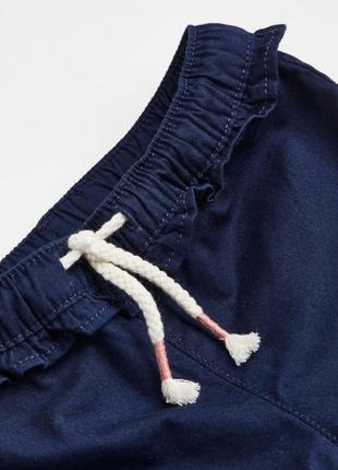 Брендовые коттоновые брюки с трикотажной подкладкой для детки h&amp;m (сша)4 фото