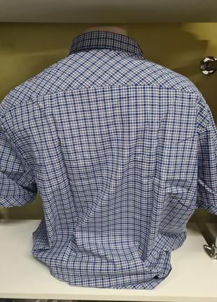 Тениска brossard польша, мужская тениска с карманами хлопок клетка, тениска мужская большие размеры батал, тениска клетка с карманами, тениска3 фото