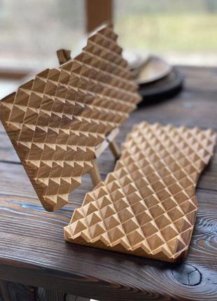 Доска садха (sadhu) wood sadhu с древесными пирамидами