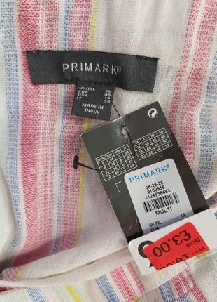 Фирменная primark с биркой маечка/блуза со 100 % хлопка с крупными пуговицами, размер 3хл7 фото