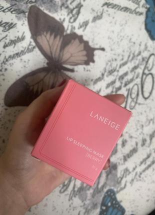 Корейський бальзам маска для губ від laneige 20g1 фото