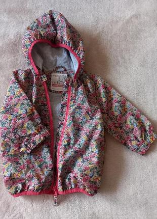Куртка ветровка для девочки 9-12 мес