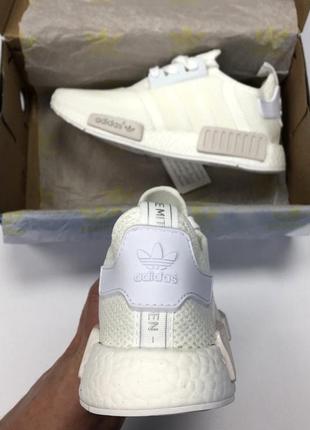 Adidas nmd white, світлі кросівки літні, кросівки адідас адідас, кросівки літні білі адідас9 фото