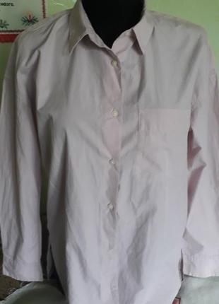 Классная коттоновая рубашка,uniqlo