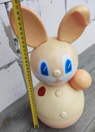 Советская детская игрушка неваляшка кукла зайчик кролик ссср3 фото