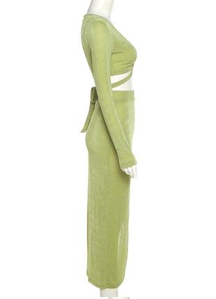 Летний костюм с юбкой