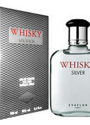 Туалетна вода чоловіча whisky silver m 100ml evaflor