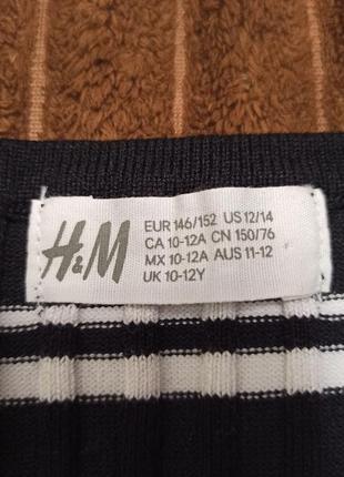 Брендовий топ майка у рубчик h&m.4 фото