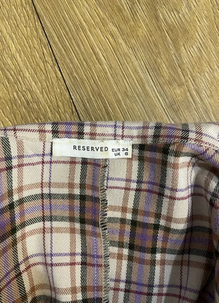 Платье reserved в клетку3 фото