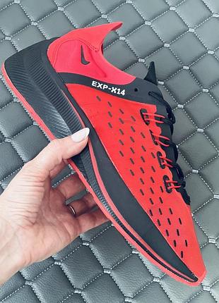 Nike exp-14 red кроссовки мужские летние сетка найк 14 красные кроссовки лето
