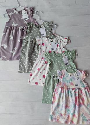 Нові літні сукні h&m розм. 80, 86, 92, 98 і 104