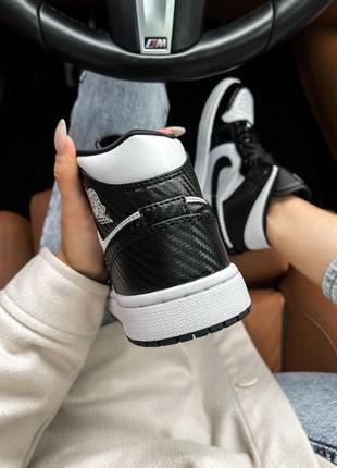 Знижка натуральна шкіра лак nike air jordan 1 black кросівки чорні найк джордан лаковані кроссовки скидка черные натуральная кожа лаковая лакированная4 фото