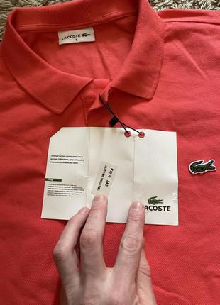 Футболка поло lacoste france, оригінал, made in france, розмір l (5)5 фото