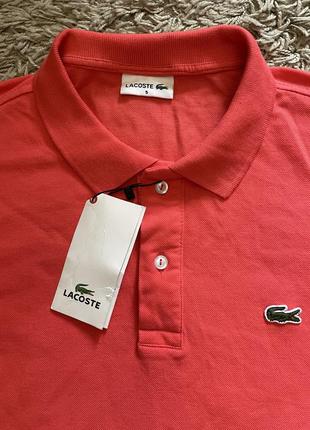 Футболка поло lacoste изнанку, оригинал, made in UN, размер l (5)3 фото