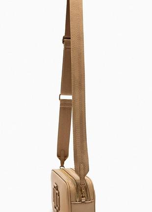 Сумка кросс-боди с металлической фурнитурой zara original spain new collection сумка зара