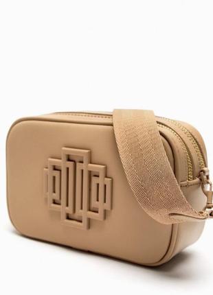 Сумка кросс-боди с металлической фурнитурой zara original spain new collection сумка зара