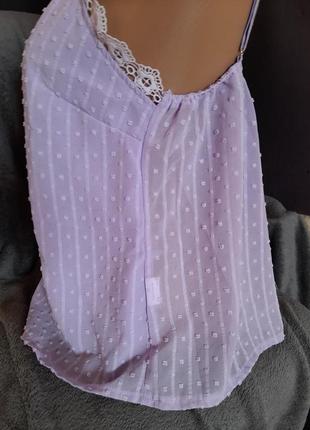 2 топи shein бузковий та блакитний4 фото