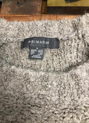 Женская кофта (свитер) primark (примарк с-лрр идеал оригинал бежевая)6 фото
