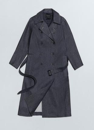 Massimo dutti джинсовая куртка-трэнч