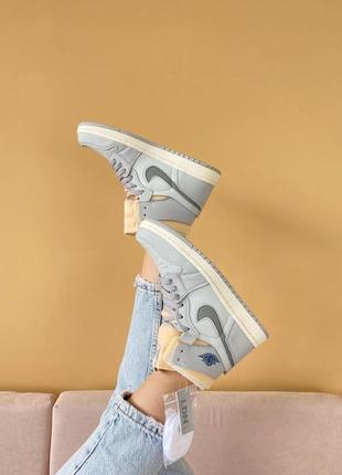 Женские кроссовки nike air jordan 1 zoom comfort london скидка sale / smb