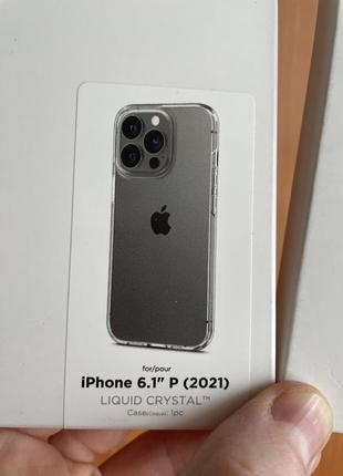 Чохол spigen liquid cristal для iphone 13 pro, оригінал