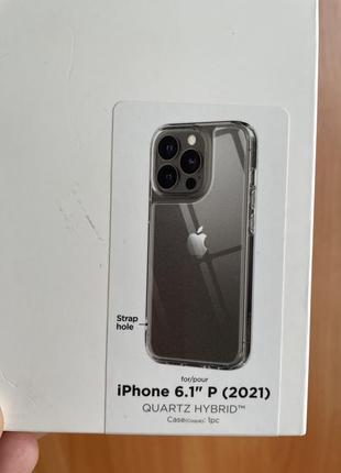 Чехол spigen quartz hybrid для iphone 13 pro, оригинал, новый1 фото